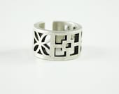 Downtown LV Sterling Silver Ring