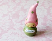 Gnome Figurine- Miniature Clay Art Sculpture- Toddler Girl, Teen, Tween, Woman, Mom, Grandma