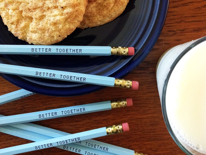 Better Together Pencil 6 Pack - Sweet and Fun Gift