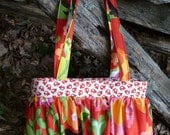 Pouf Purse pdf Sewing Pattern - in adult and child sizes - easy to sew - instant download