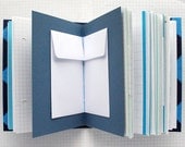 Things - Blue Mixed Paper Journal - 4.5 x 6 inch A6 - Blank Book