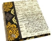 iPad Cover, Hardcover iPad Case, Custom iPad 2, iPad 3 Case, Stand - Personalized, Damask, Writing - Magnetic close