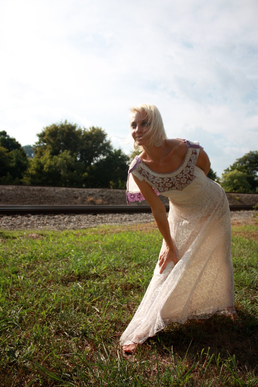 Lavender Lace Dress