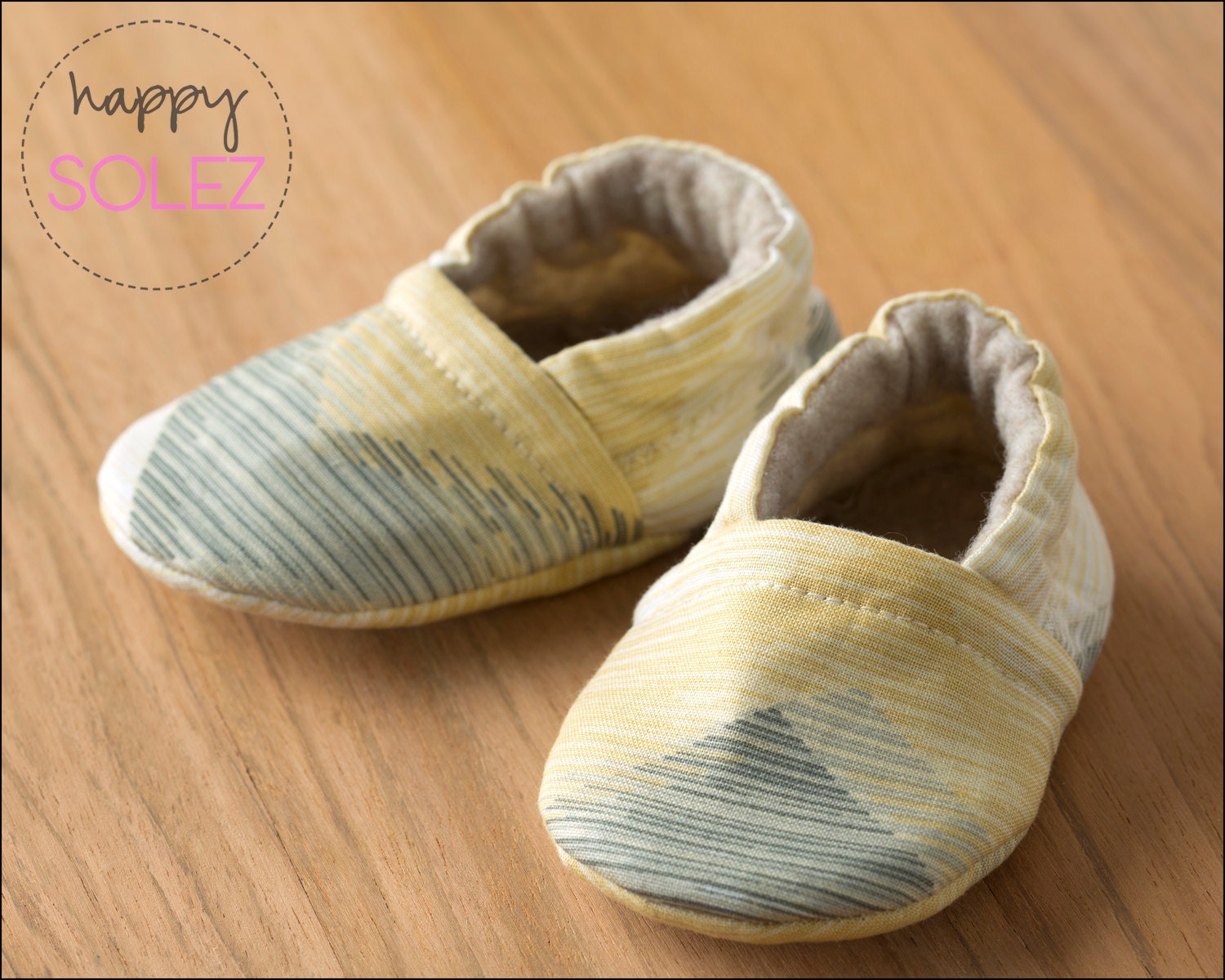 Stella Chevron Baby Booties - you choose the size