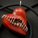 Stitched Clockwork Heart Pendant