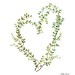 heart entwined giclee print reproduction watercolor by Golly Bard