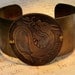 Dragon Fire Antiqued Brass Cuff Bracelet
