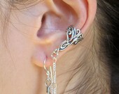 Silver Arabesque Bajoran Ear Cuff