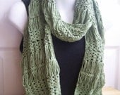 Crochet Pattern for Hairpin Lace and Shell Scarf /Wrap