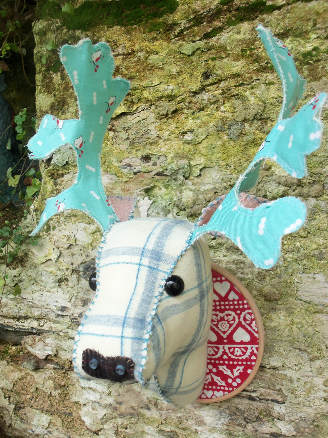 Fabric Deer Head pdf Sewing pattern download