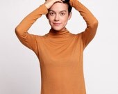 Cashmere Turtle Neck Long Sleeve Top