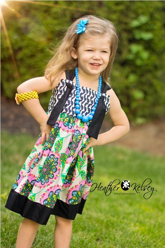 Phoebe Knot Dress, size 2t ready to ship