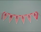 Vintage Inspired Personalized Birthday Banner