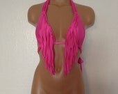 Fringe bikini TOP ONLY