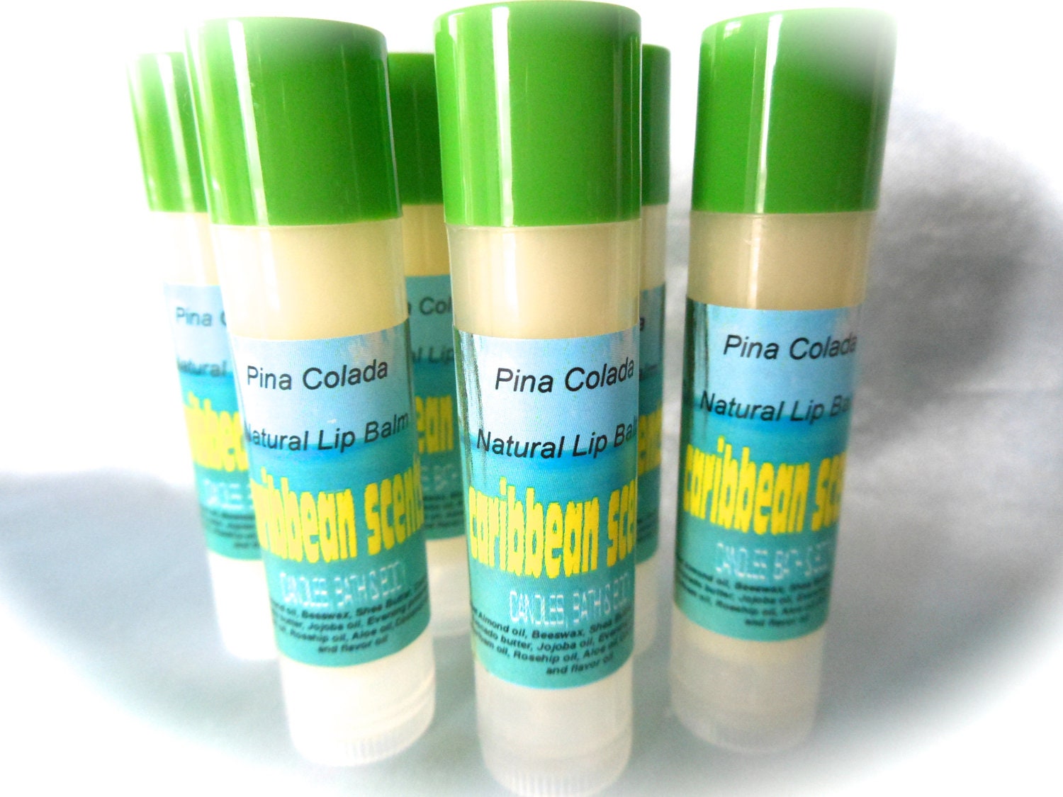 Pina Colada Flavor Lip Balm -Natural and paraben free