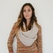 Cream infinity scarf, cream scarf, chunky, tan, beige, natural, neutral, spring, winter, autumn, circle scarf, loop scarf, mothers day