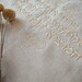 Heirloom Wedding Challah Cover with Crocheted Edges