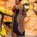African Dashiki Print Maxi Dress L