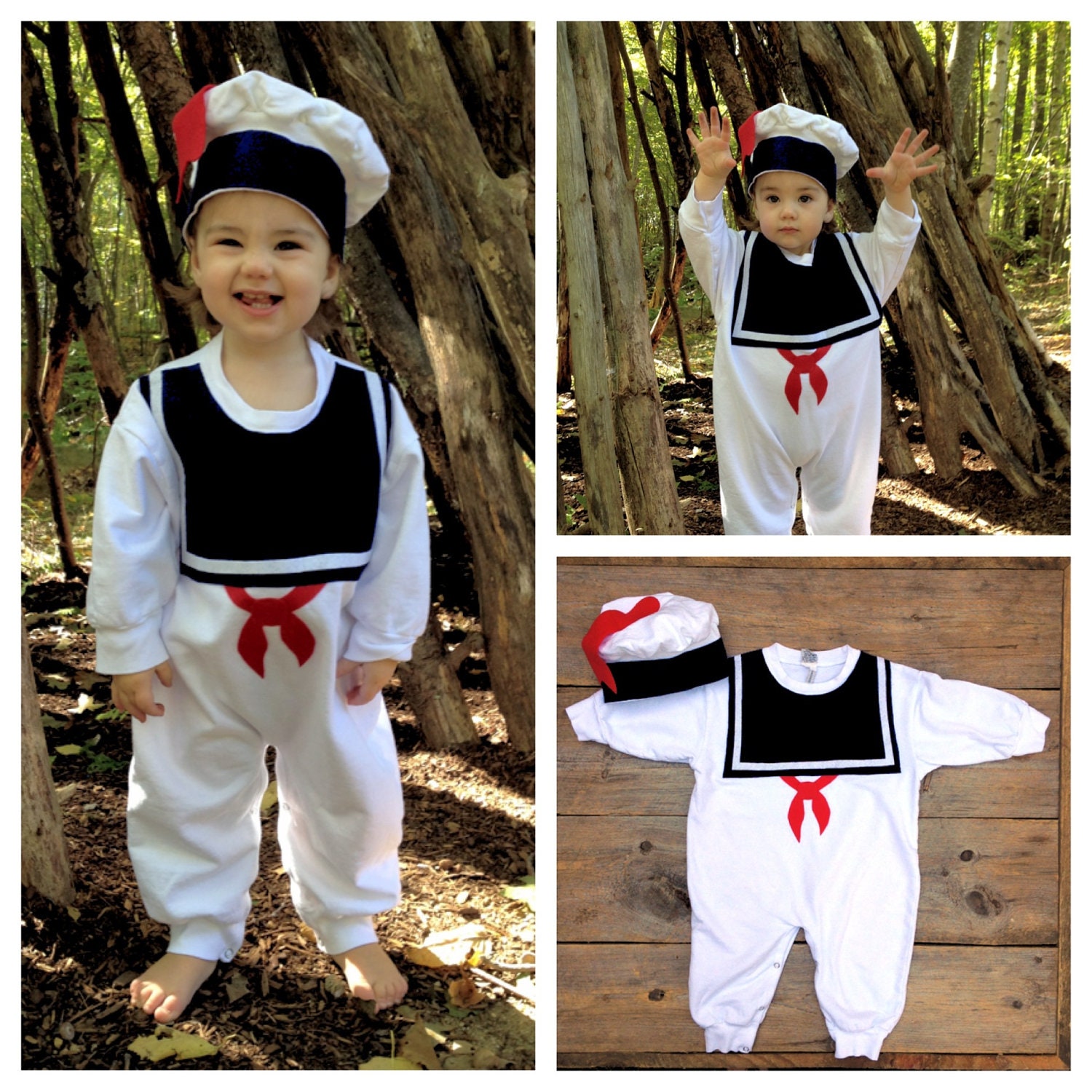Marshmallow Man Childrens Costume - Warm Version - TheWishingElephant
