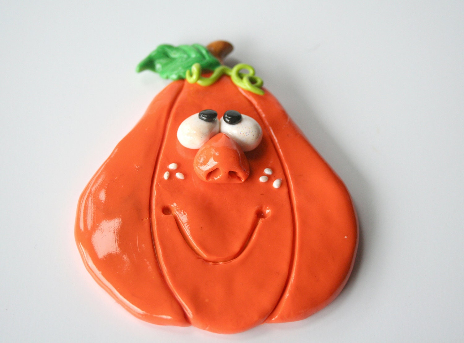 Goofy Pumpkin Fridge Magnet... Halloween/Thanksgiving