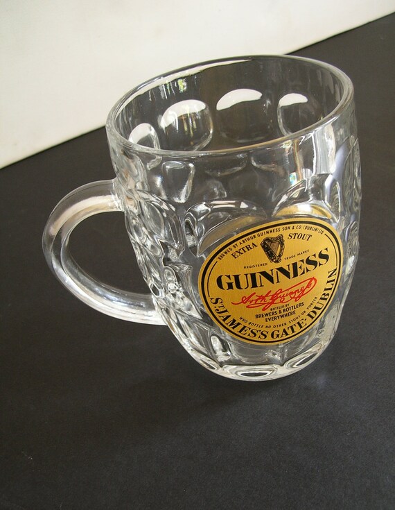 Vintage Guinness Beer Mug by ITSAMANSMANSWORLD on Etsy