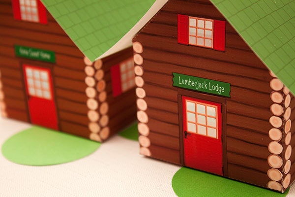 Log Cabin Favor Box - DIY Printable PDF Il_170x135