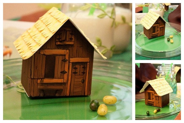 COTTAGE Favor Box - DIY Printable PDF Il_170x135