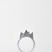Mountain Range Stacking Rings in Sterling Silver - Modern Minimalist Native Inspired Jewelry