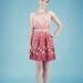 Pink dress, Floral dress, Cocktail dress, Bridesmaid dress, Formal dress, Party dress, Women dress, Country wedding