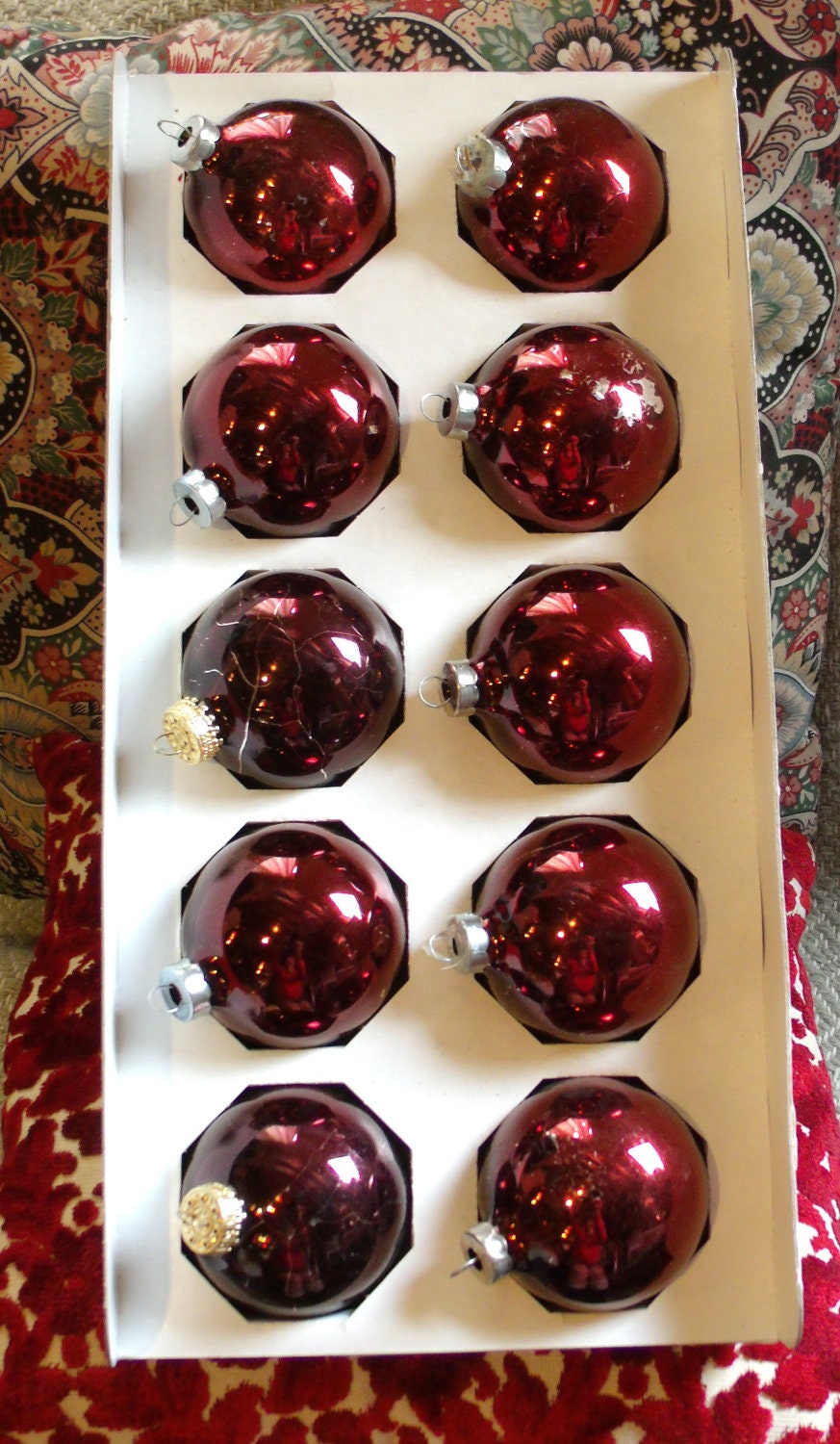 items similar to burgundy christmas ornaments balls 10 items similar to burgundy christmas ornaments balls 10