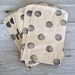 Polka Dot Kraft Paper Bags, Party Favor Bags, 1 Dozen