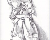 The Dancer - Art Print -  8 x 11, Dance Art