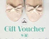 Gift Voucher for a Pair of Soft Leather Handmade Ballet Flats - 98 Dollars
