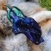 Peacock Akki-Hime Leather Mask