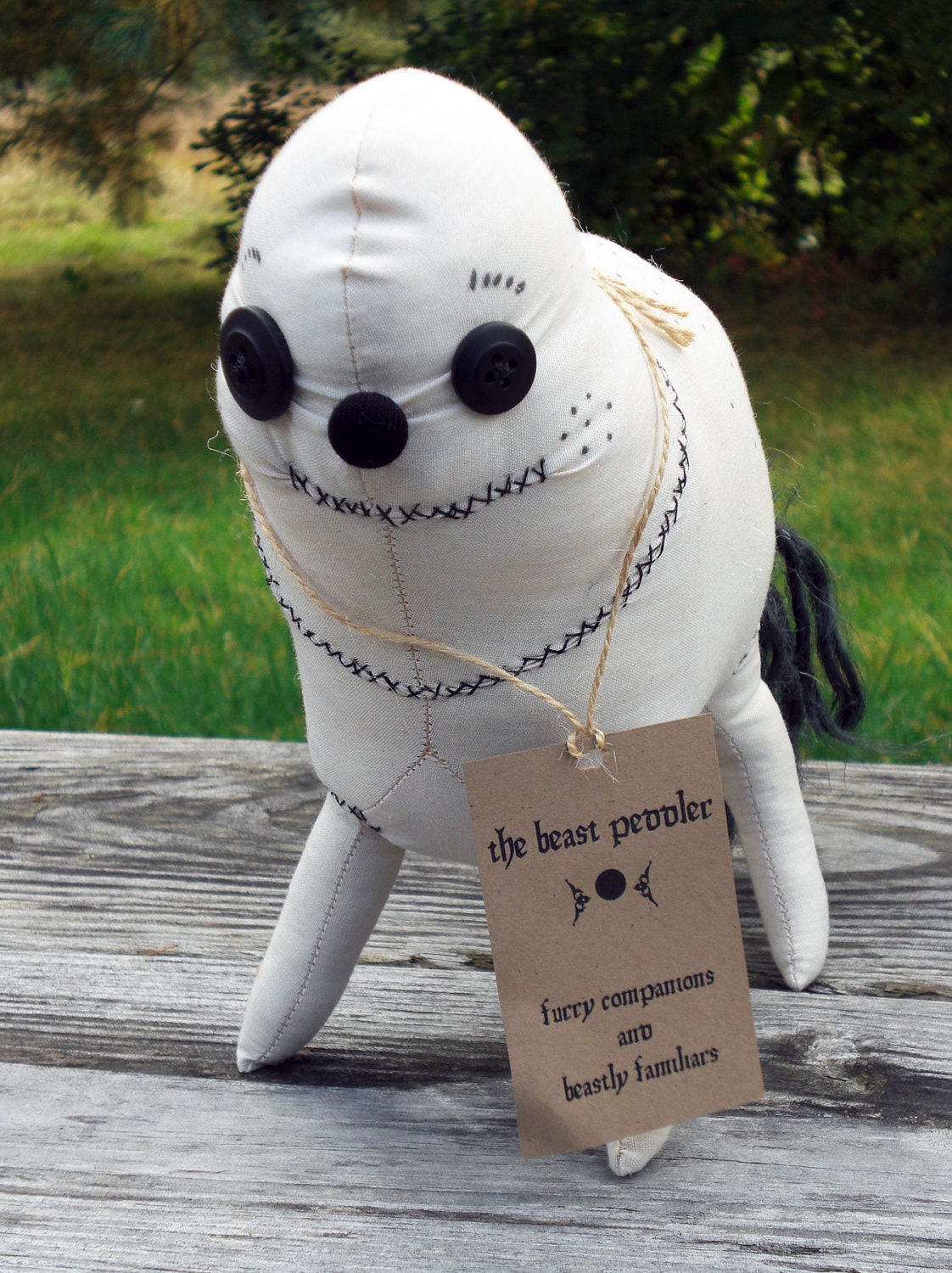 Grim Jones, OOAK Plush Beast