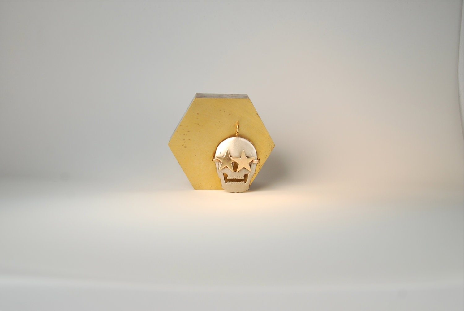 Rock Star Skull Skeleton  Pendant