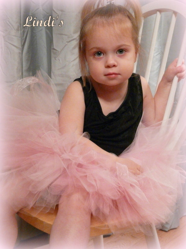 Valentine's Day Soft Pink Tulle Tutu for Girls o months to 5T or a 23" Waist