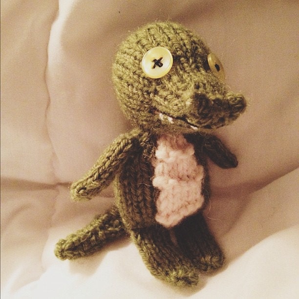Knit Crocodile