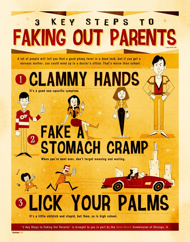 Faking Out Parents PSA Giclee Print 11"x14"