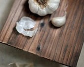 Calls For Cloves - Garlic, Food, White, Brown, Wood, Fine Art Photography 8 x 10 Giclee Print / Home Decor, Wall Art