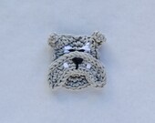 Instant Download - PDF Crochet Pattern - English Bulldog Applique - Text instructions and SYMBOL CHART instructions