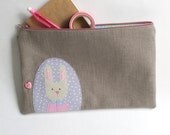 Cute Bunny Zip Bag