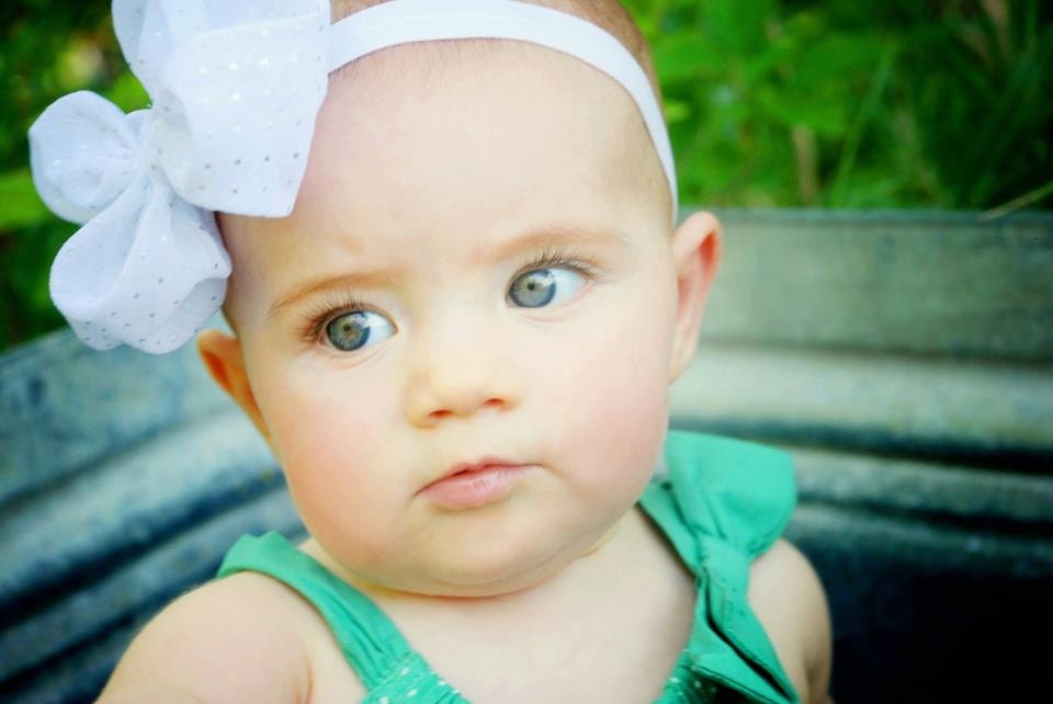 20% off entire order. WHITE Chiffon bow-Newborn headband, baby headband, photo prop,