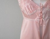 Vintage Camisole Peach Size Small Nightie by Emily Dare