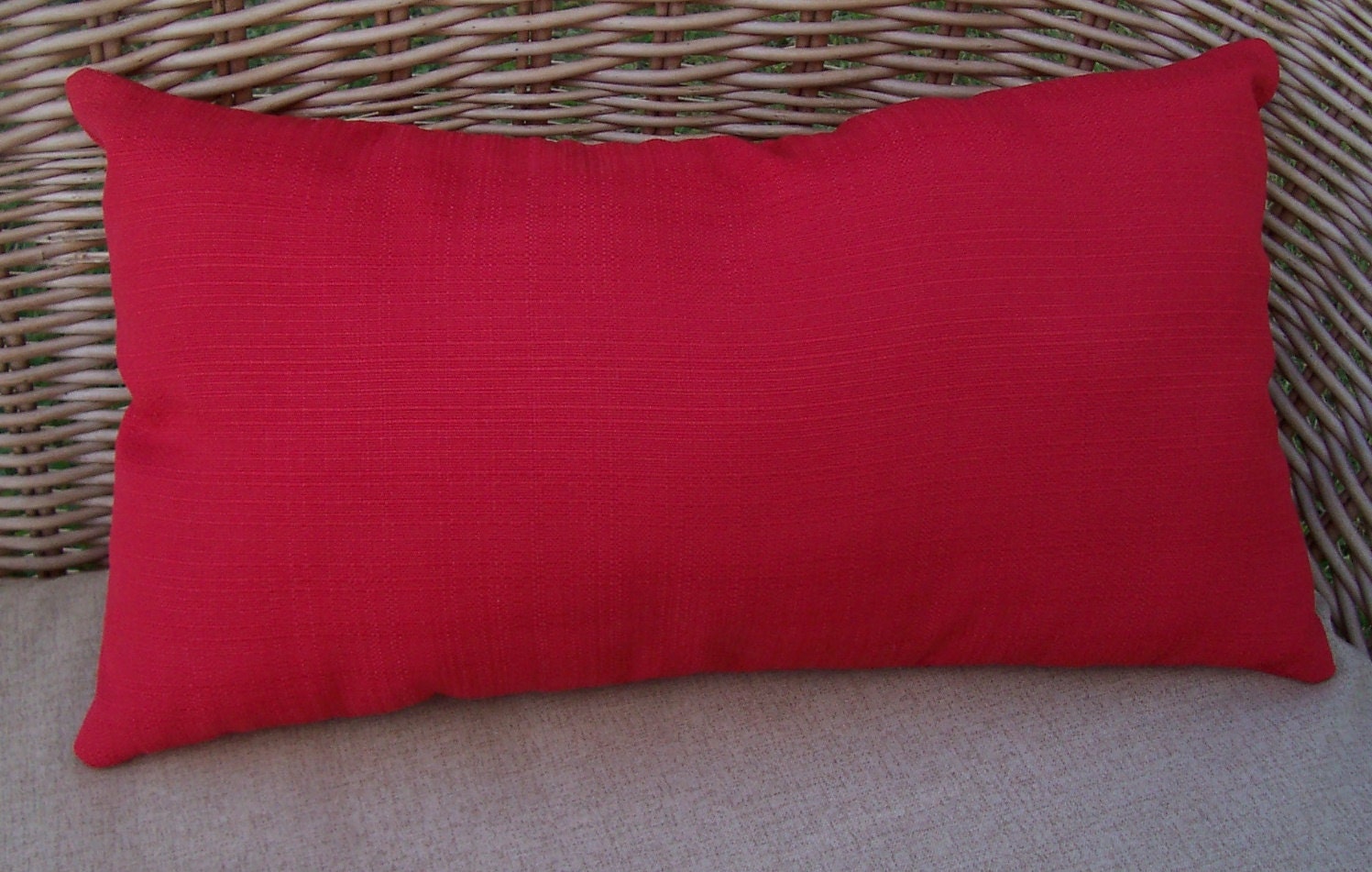 red outdoor pillows