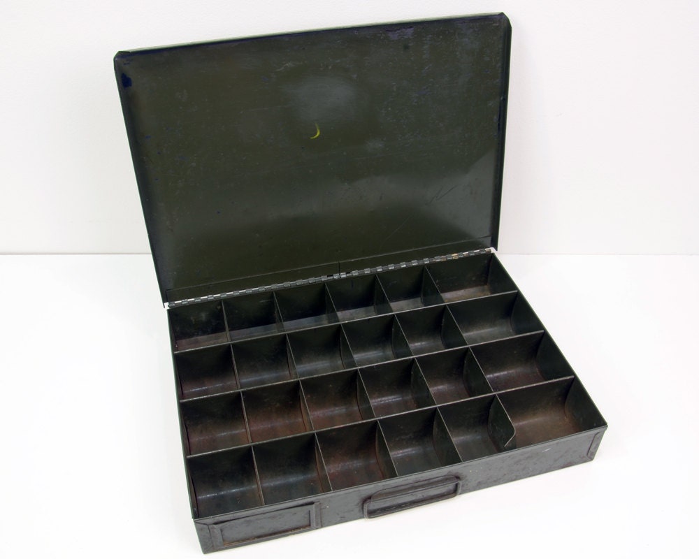 Vintage Metal Sorter Box