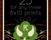 Papersaurus special - Any three 8x10 prints for 25 dollars