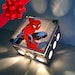 Spiderman Superhero - Repurposed Vintage Dictionary Print Design Night Light