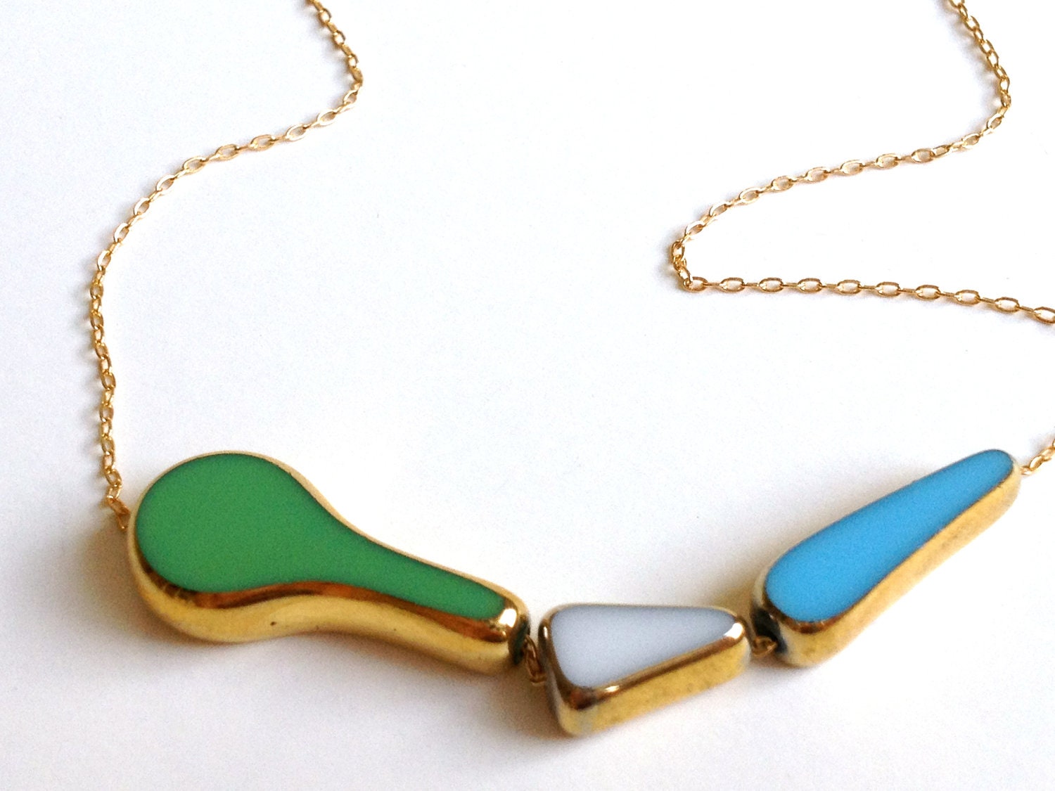 Tennis Necklace // mid century jewelry // LilahV
