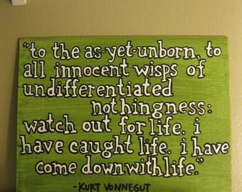 Painted Canvas - Watch out for life